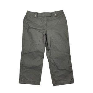 Ann Taylor 10 NWOT Brown Capri Pants Casual Stretch